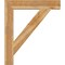 Ekena Millwork Traditional Block Rough Sawn Bracket, Western Red Cedar, 6"W x 38"D x 44"H BKT06X38X44TRA05RWR - alternate 3